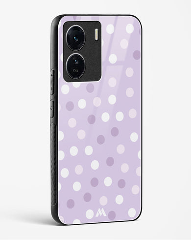 Polka Dots in Violet Glass Case Phone Cover-(Vivo)