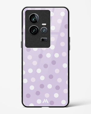 Polka Dots in Violet Glass Case Phone Cover (Vivo)