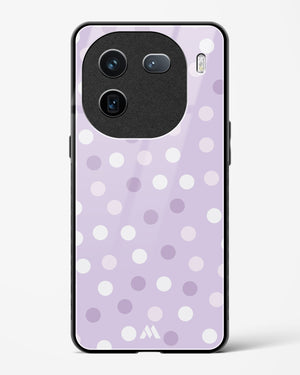Polka Dots in Violet Glass Case Phone Cover (Vivo)