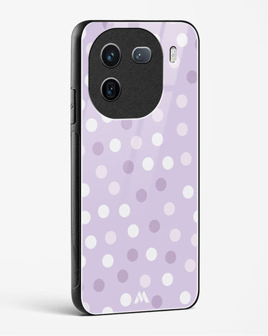 Polka Dots in Violet Glass Case Phone Cover-(Vivo)