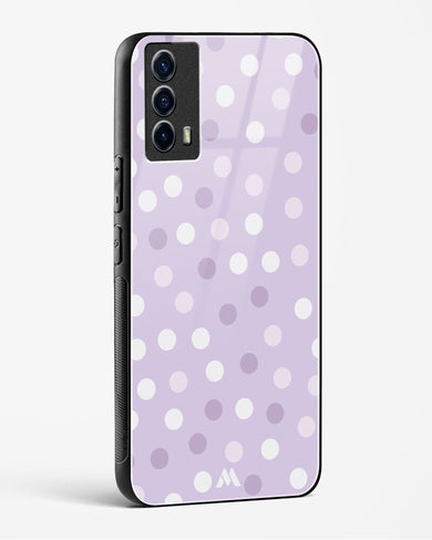 Polka Dots in Violet Glass Case Phone Cover-(Vivo)