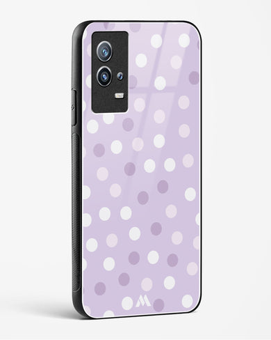 Polka Dots in Violet Glass Case Phone Cover-(Vivo)