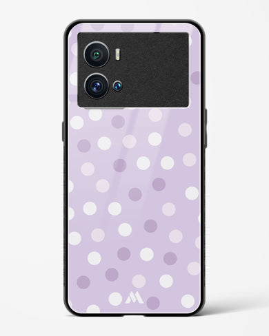 Polka Dots in Violet Glass Case Phone Cover-(Vivo)