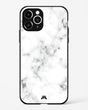 Bleached Bone Marble Glass Case Phone Cover (Apple)