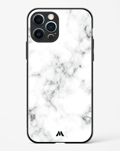 Bleached Bone Marble Glass Case Phone Cover (Apple)