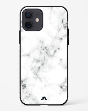 Bleached Bone Marble Glass Case Phone Cover (Apple)