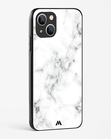 Bleached Bone Marble Glass Case Phone Cover (Apple)