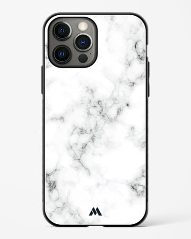 Bleached Bone Marble Glass Case Phone Cover (Apple)