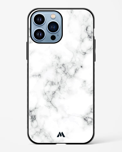 Bleached Bone Marble Glass Case Phone Cover (Apple)