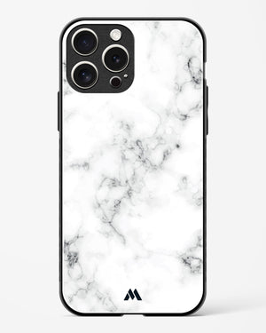 Bleached Bone Marble Glass Case Phone Cover (Apple)