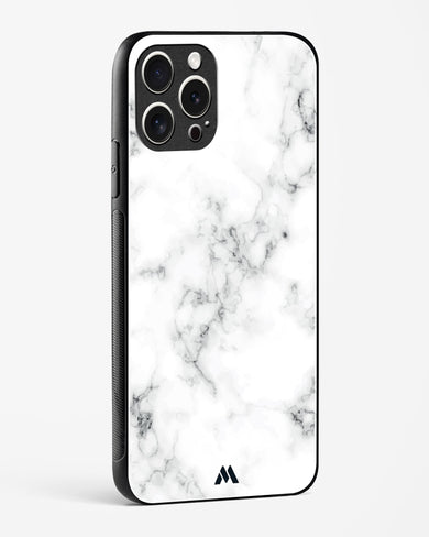 Bleached Bone Marble Glass Case Phone Cover (Apple)