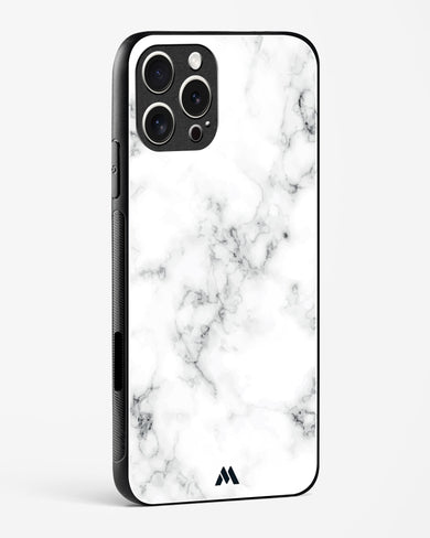 Bleached Bone Marble Glass Case Phone Cover (Apple)