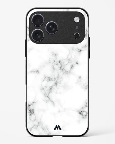 Bleached Bone Marble Glass Case Phone Cover (Apple)