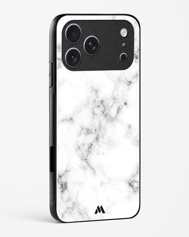 Bleached Bone Marble Glass Case Phone Cover (Apple)