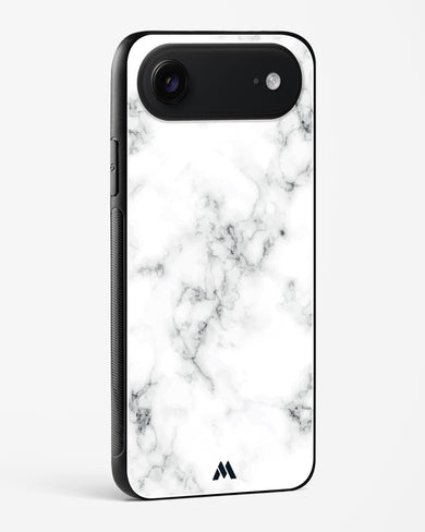 Bleached Bone Marble Glass Case Phone Cover (Apple)