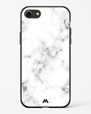 Bleached Bone Marble Glass Case Phone Cover (Apple)