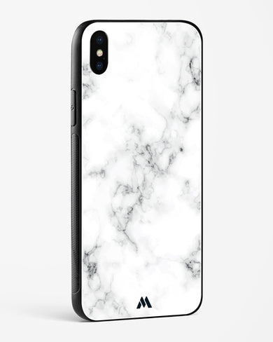 Bleached Bone Marble Glass Case Phone Cover (Apple)