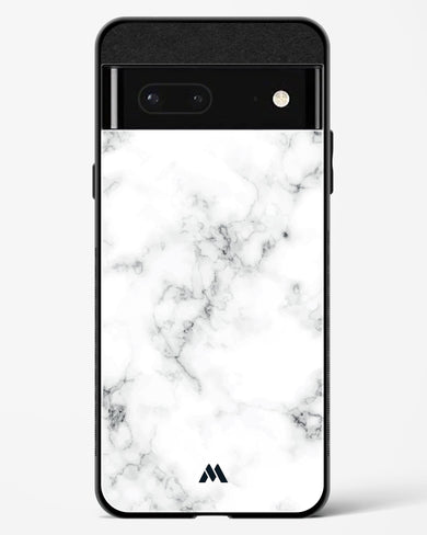 Bleached Bone Marble Glass Case Phone Cover-(Google)