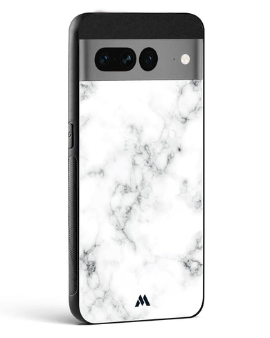 Bleached Bone Marble Glass Case Phone Cover (Google)