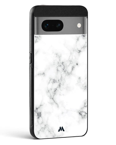 Bleached Bone Marble Glass Case Phone Cover (Google)