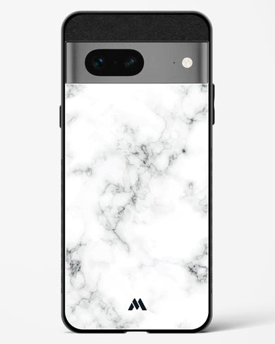 Bleached Bone Marble Glass Case Phone Cover (Google)