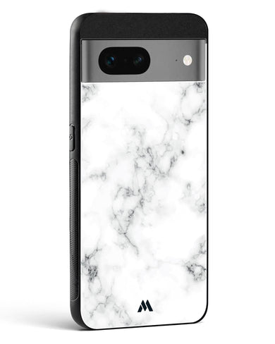 Bleached Bone Marble Glass Case Phone Cover-(Google)