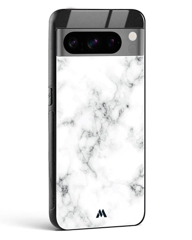 Bleached Bone Marble Glass Case Phone Cover-(Google)