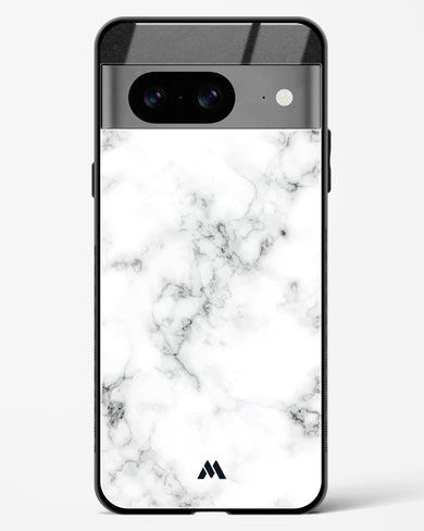 Bleached Bone Marble Glass Case Phone Cover (Google)