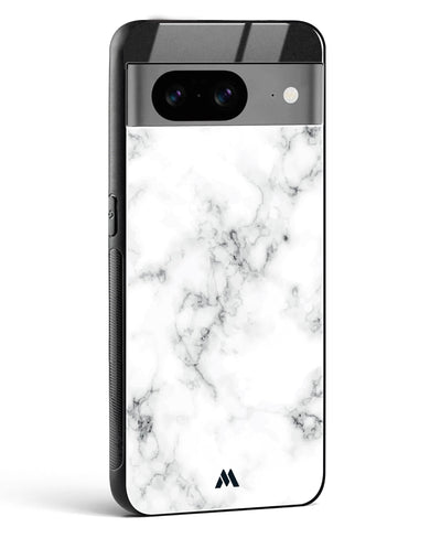 Bleached Bone Marble Glass Case Phone Cover (Google)