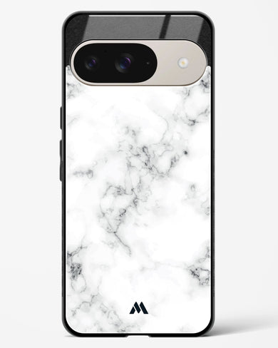 Bleached Bone Marble Glass Case Phone Cover (Google)