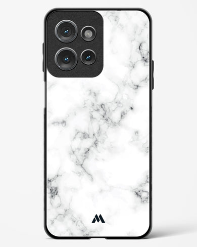 Bleached Bone Marble Glass Case Phone Cover (Motorola)