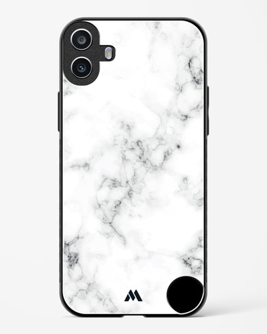 Bleached Bone Marble Glass Case Phone Cover (Nothing)