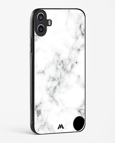 Bleached Bone Marble Glass Case Phone Cover (Nothing)