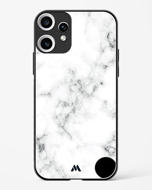 Bleached Bone Marble Glass Case Phone Cover (Nothing)