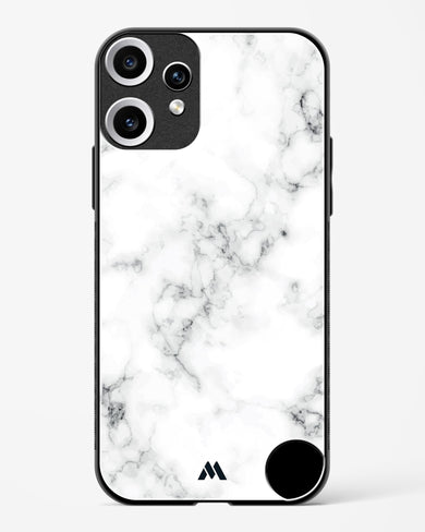 Bleached Bone Marble Glass Case Phone Cover (Nothing)