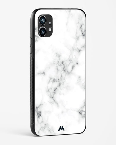 Bleached Bone Marble Glass Case Phone Cover (Nothing)