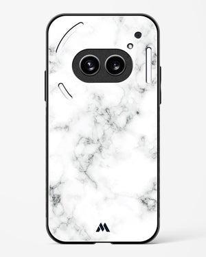 Bleached Bone Marble Glass Case Phone Cover (Nothing)