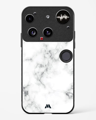 Bleached Bone Marble Glass Case Phone Cover (Nothing)