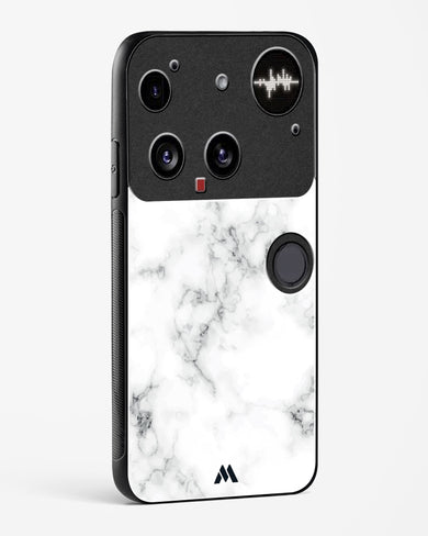 Bleached Bone Marble Glass Case Phone Cover (Nothing)