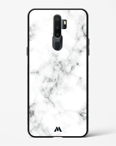 Bleached Bone Marble Glass Case Phone Cover (Oppo)