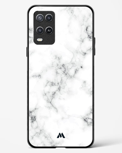 Bleached Bone Marble Glass Case Phone Cover (Oppo)