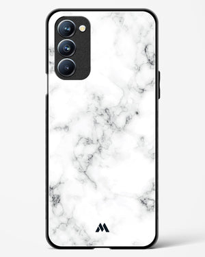 Bleached Bone Marble Glass Case Phone Cover (Oppo)