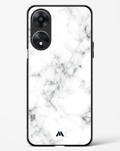 Bleached Bone Marble Glass Case Phone Cover (Oppo)