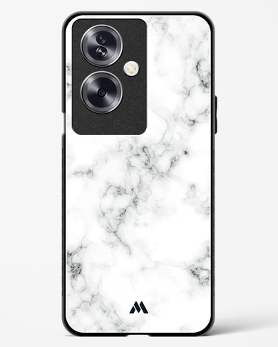 Bleached Bone Marble Glass Case Phone Cover (Oppo)