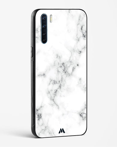 Bleached Bone Marble Glass Case Phone Cover (Oppo)