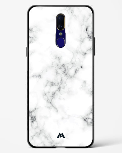 Bleached Bone Marble Glass Case Phone Cover (Oppo)