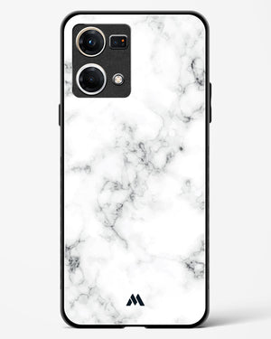 Bleached Bone Marble Glass Case Phone Cover (Oppo)