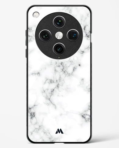 Bleached Bone Marble Glass Case Phone Cover (Oppo)