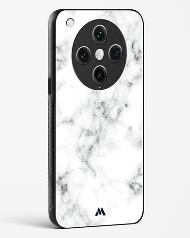 Bleached Bone Marble Glass Case Phone Cover (Oppo)