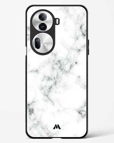 Bleached Bone Marble Glass Case Phone Cover (Oppo)